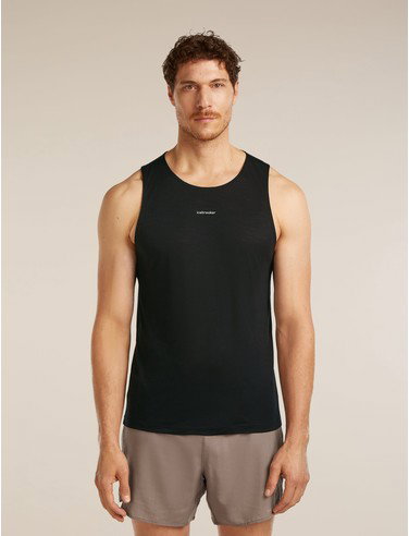 Men's Merino Blend 125 Cool-Lite™ Speed Tank - Black / M