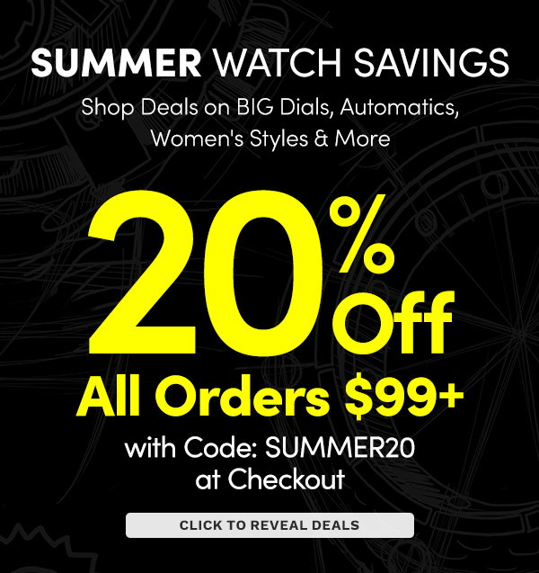 Extra 20% Off All Orders $99+ with Code: SUMMER20 at Checkout