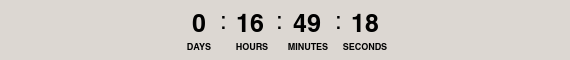 24 Hour Countdown Timer