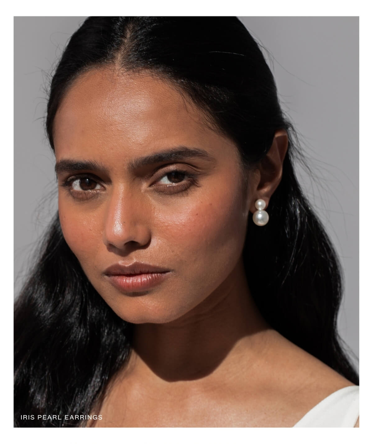 Iris pearl earringd