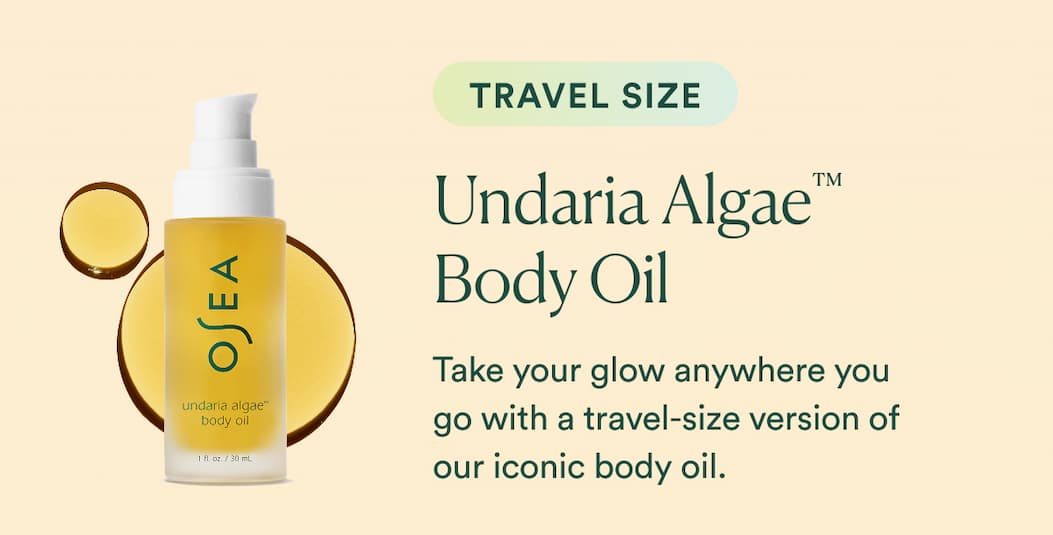Undaria Algae™ Body Oil - Travel Size Take your glow anywhere you go with a travel-size version of our iconic body oil.