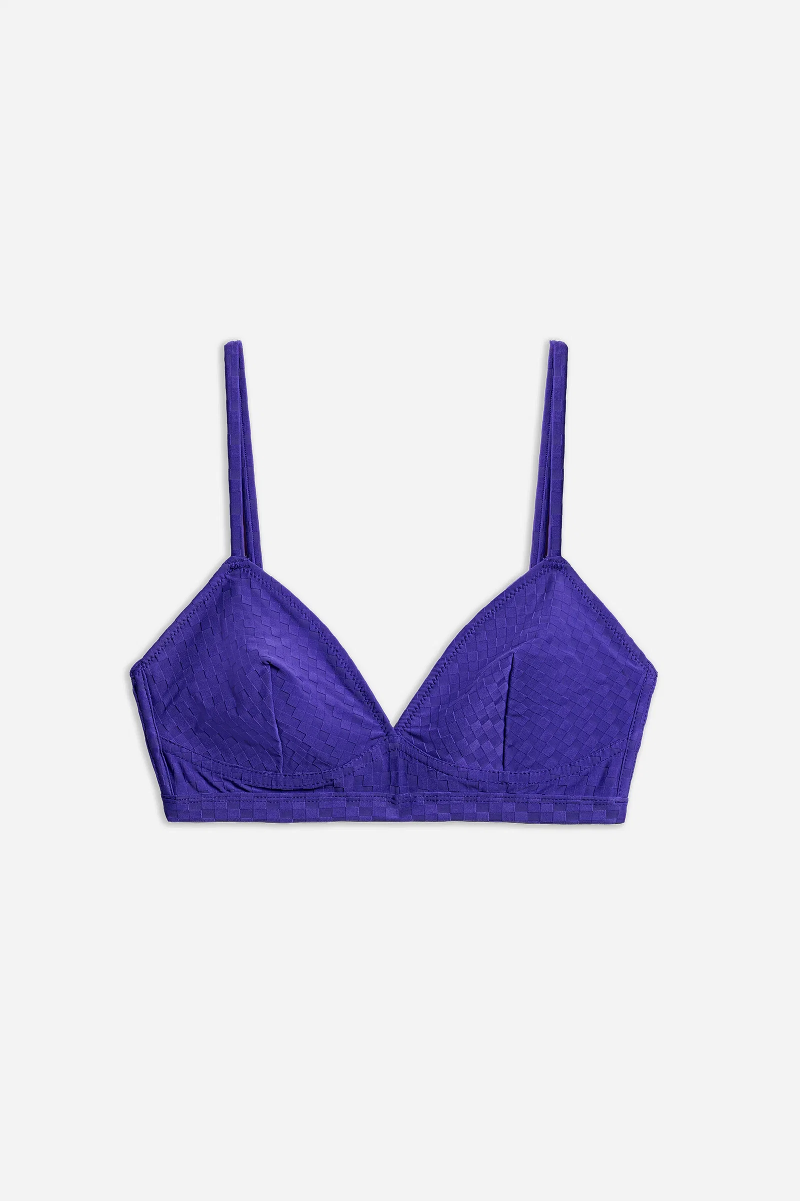Image of Mosaic Triangle Bikini Top | Iris