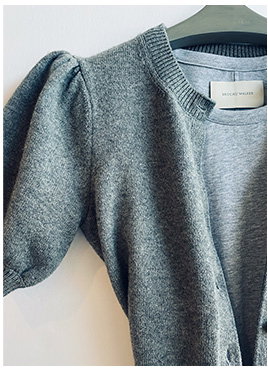 The Havana Cardigan in Foggy Mélange 