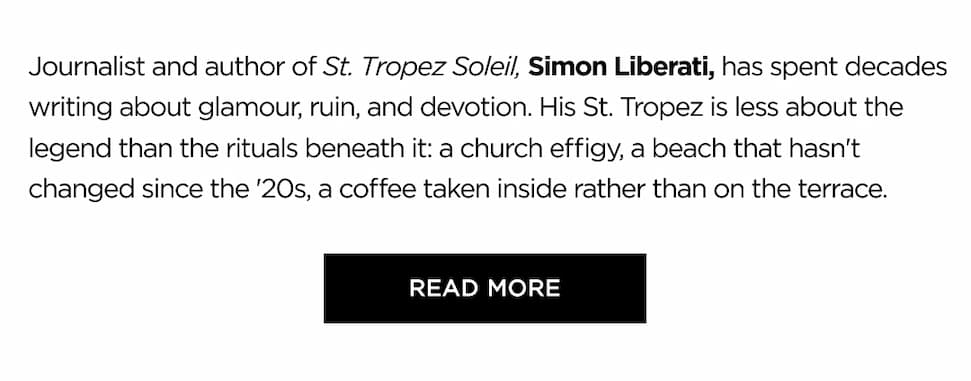 A Day with St. Tropez with author Simon Liberati