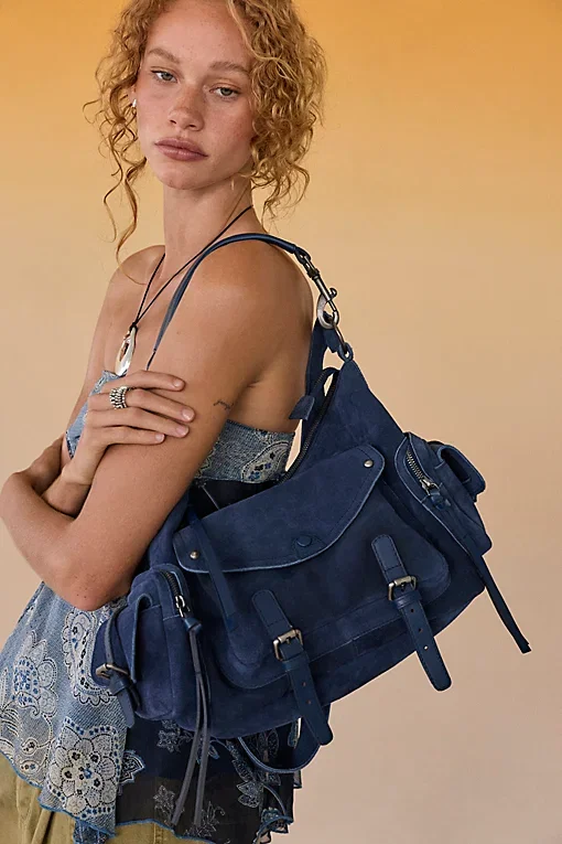 Palermo Suede Shoulder Bag