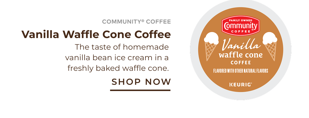 Community Coffee® Vanilla Waffle Cone