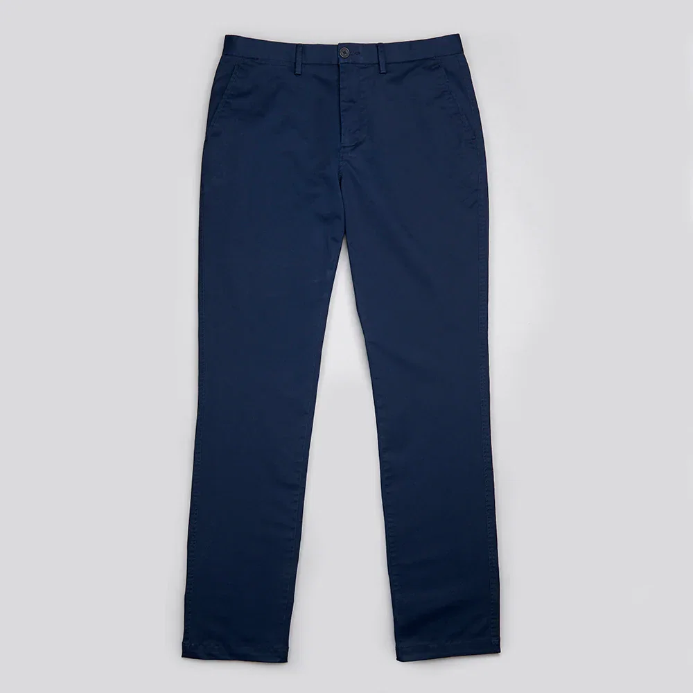 Image of Slim Fit Chinos - Navy