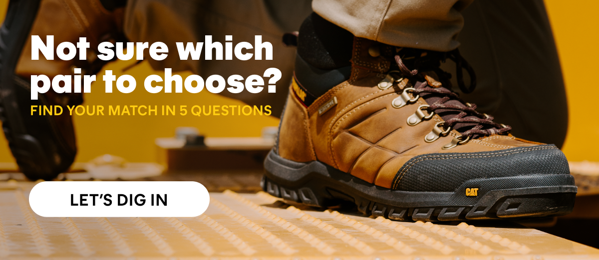 CAT - Find the right pair in just a few clicks with Shoe Advisor - GET STARTED HERE!
