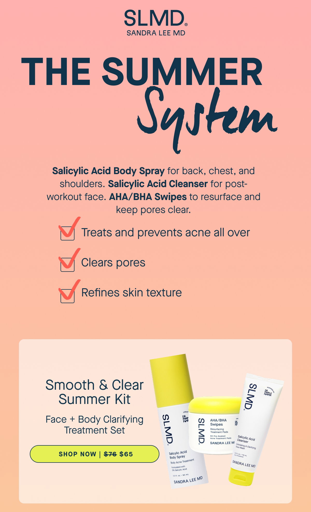 Shop Smooth & Clear Summer Kit