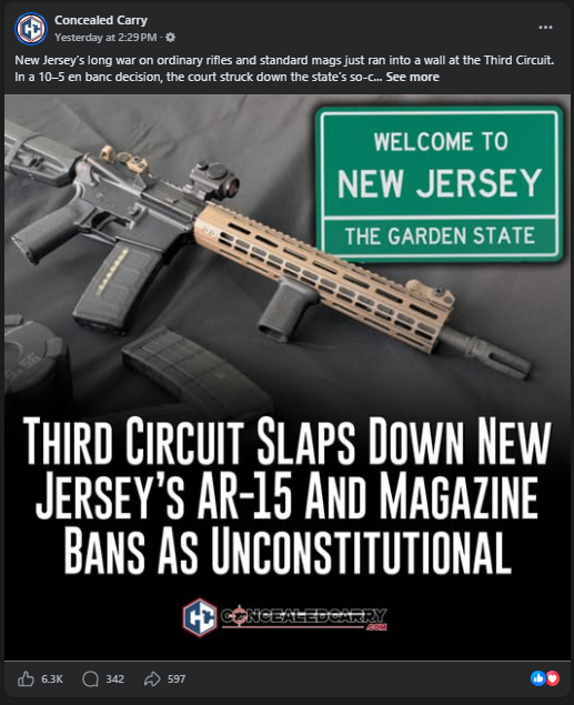 ConcealedCarry.com Facebook post 2
