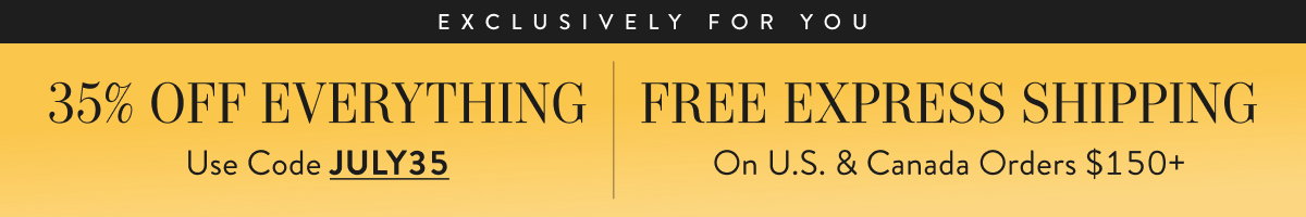 35% Off Sitewide with JULY35