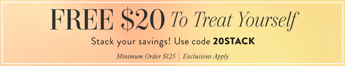 Free $20 wtih 20STACK