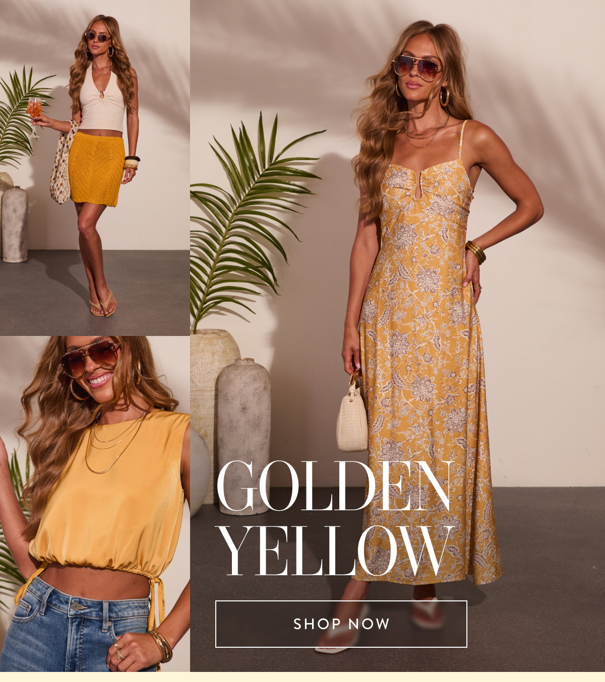 Golden Yellow. Shop Now