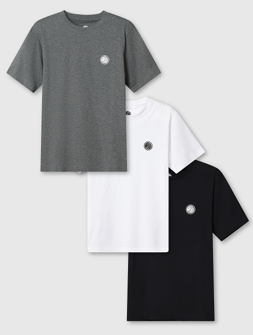 Grey lounge 3 pack t-shirt