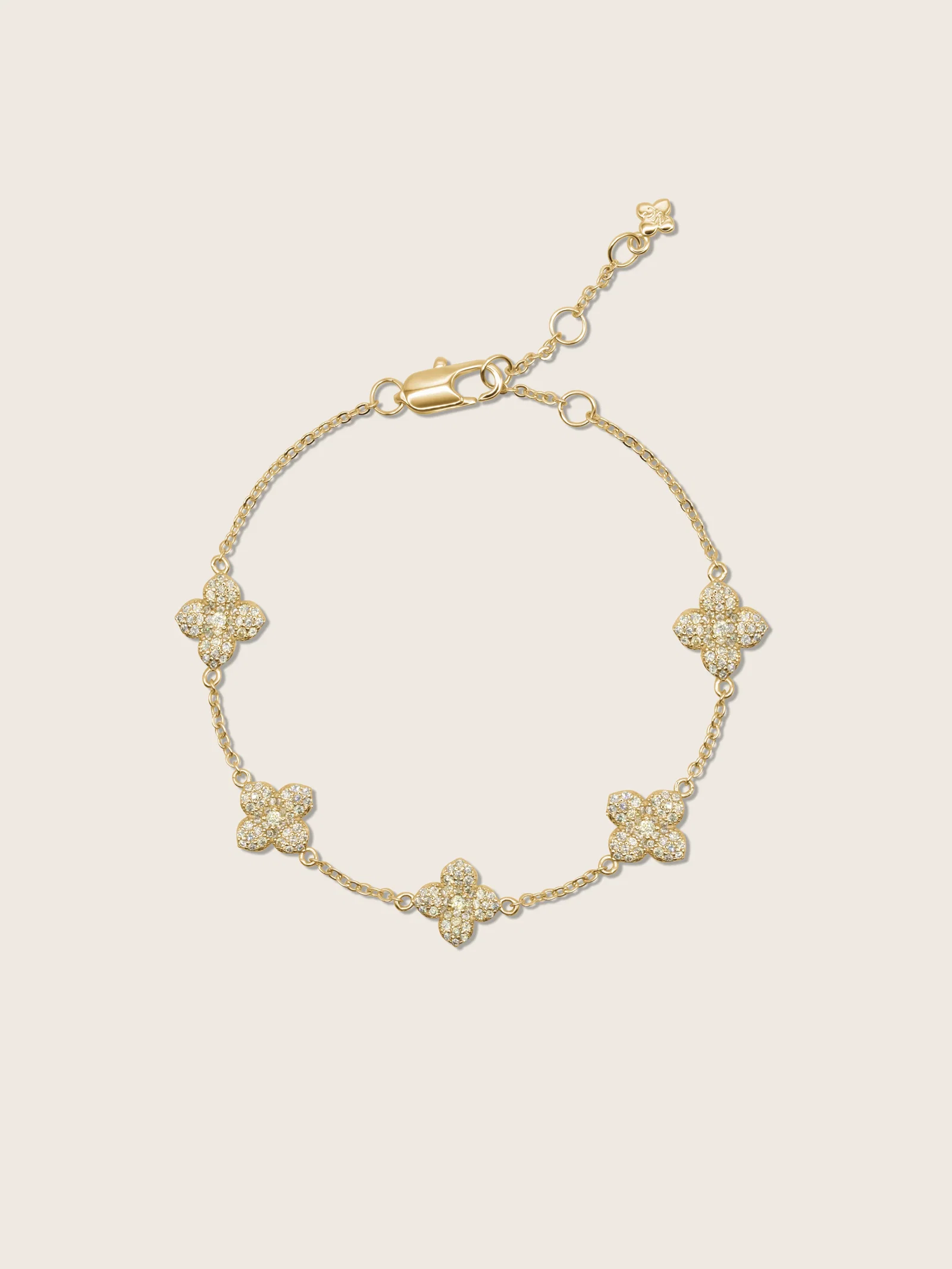 Image of Multi-Mini Hydrangea Bracelet - Lemon Drop