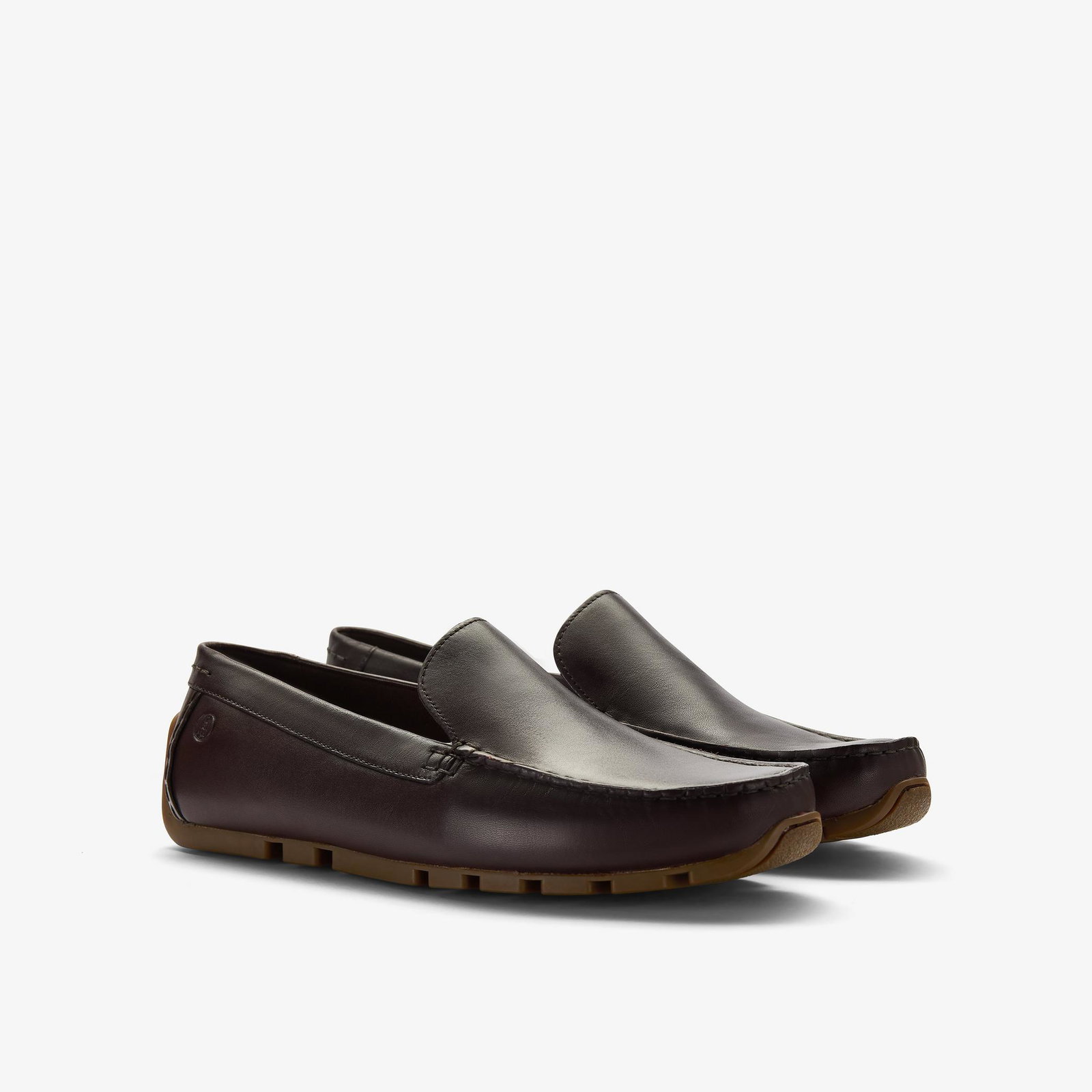 Shop Corsley Plain Dark Brown Leather