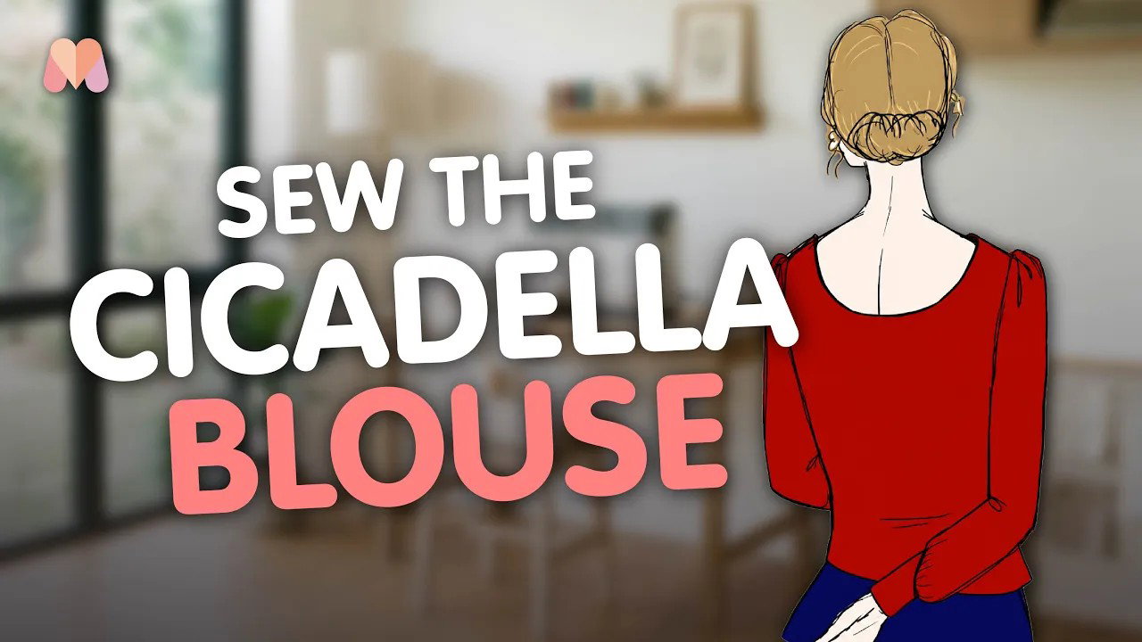 Sew the Maison Fauve Cicadella Blouse with Dianne