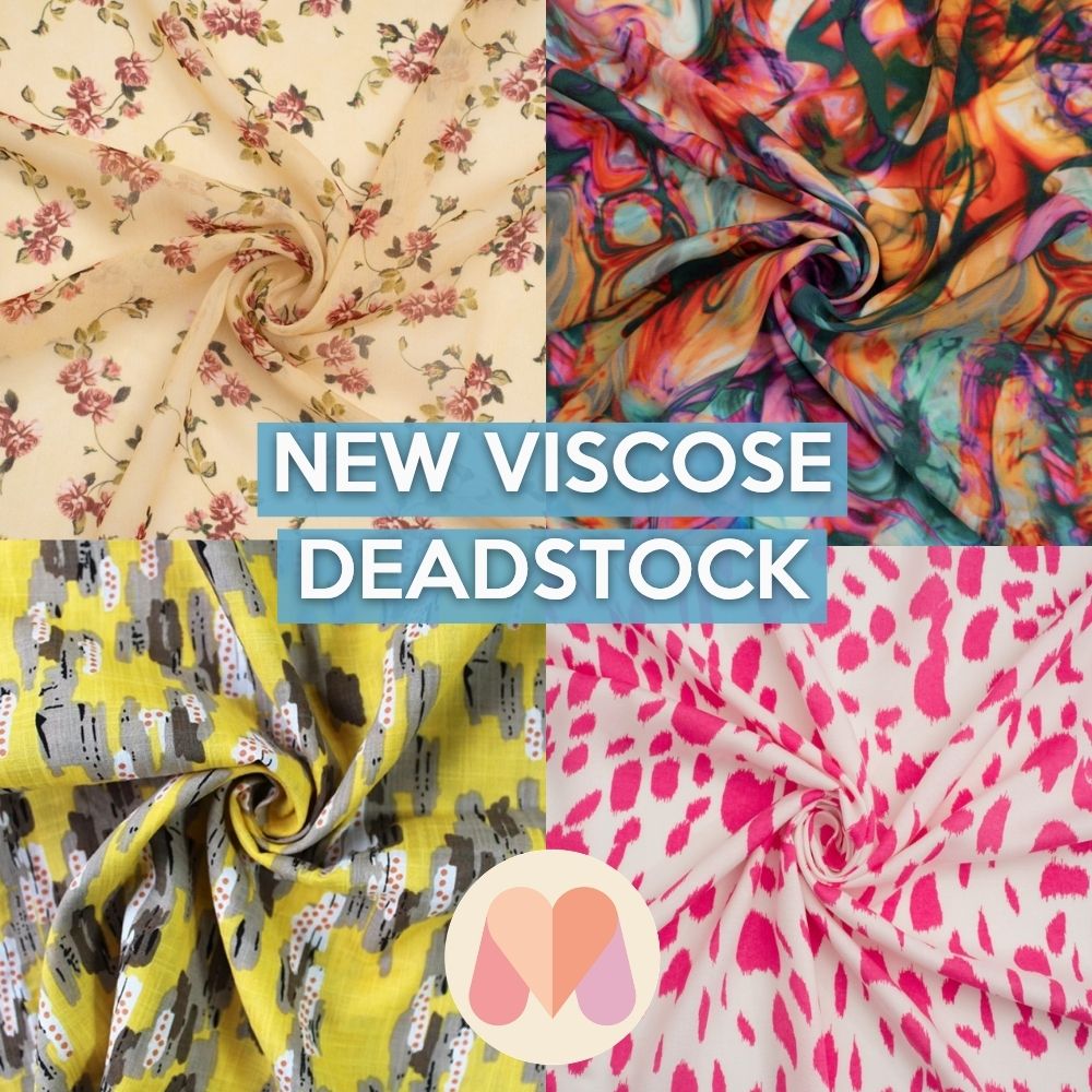 New viscose deadstock fabrics