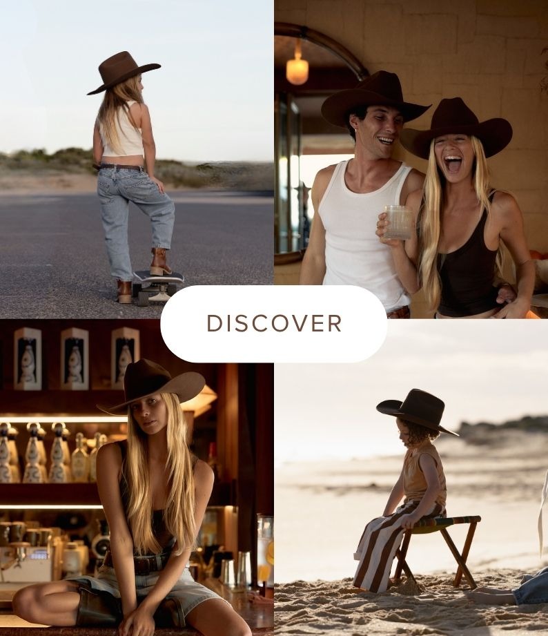 Little Buck Brown Cowboy Hat 