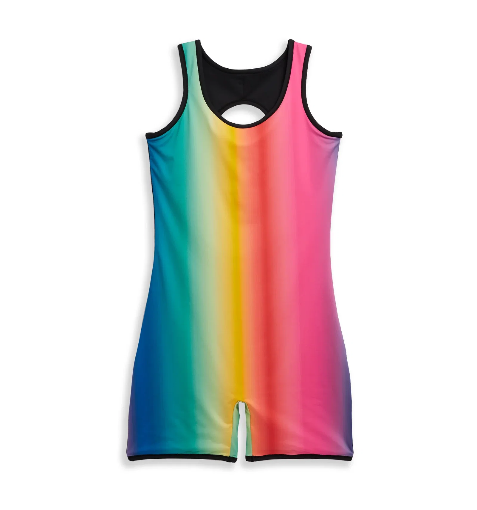 Image of Swim 6" Reversible Sleeveless Unisuit - Melting Rainbow