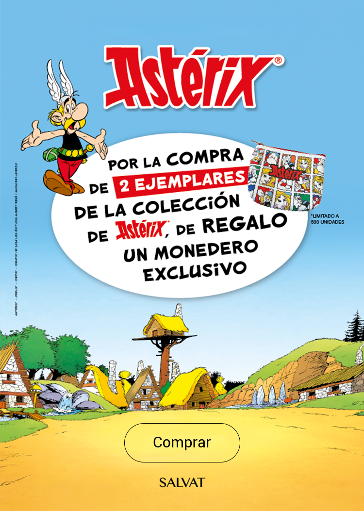 Asterix. por la compra de 2 ejemplares de la colección de Asterix de regalo un mondeor exclusivo