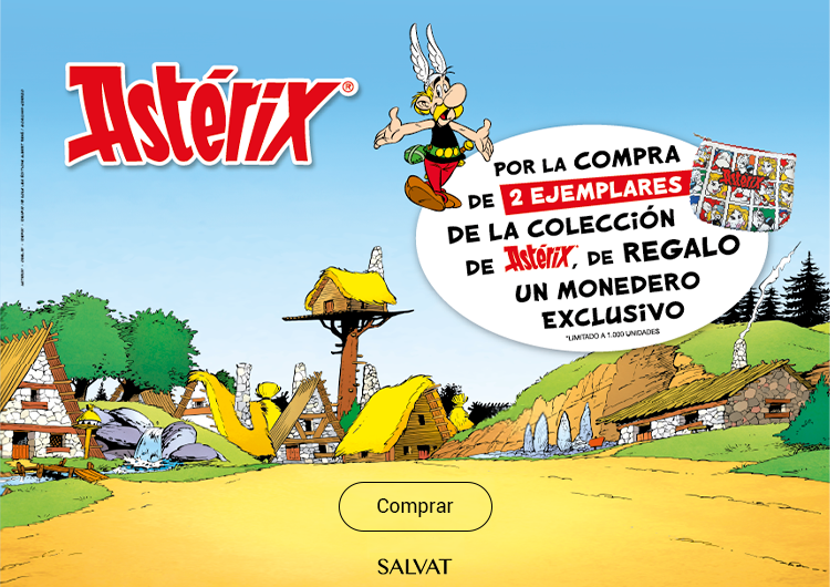 Asterix. por la compra de 2 ejemplares de la colección de Asterix de regalo un mondeor exclusivo