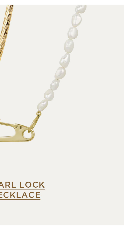 PEARL LOCK NECKLACE