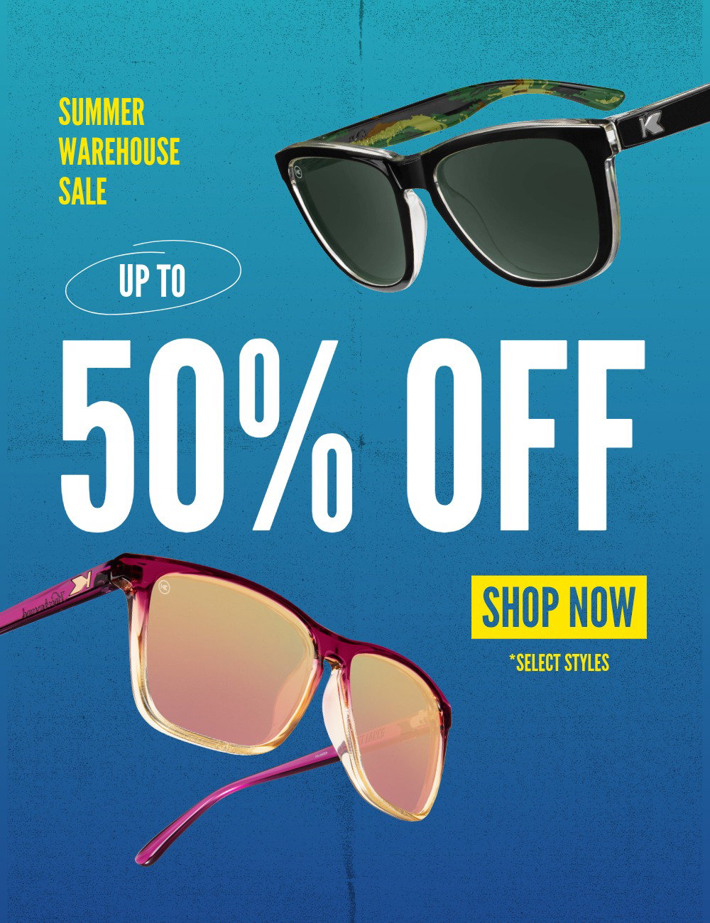 Summer Warehouse Sale—Up to 50% OFF