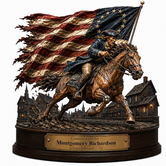 Paul Revere's Midnight Ride Sculpture