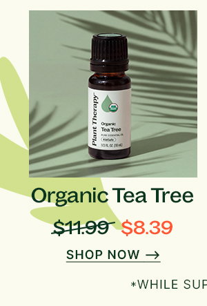 Shop Our Organic Tea Tree Deal!