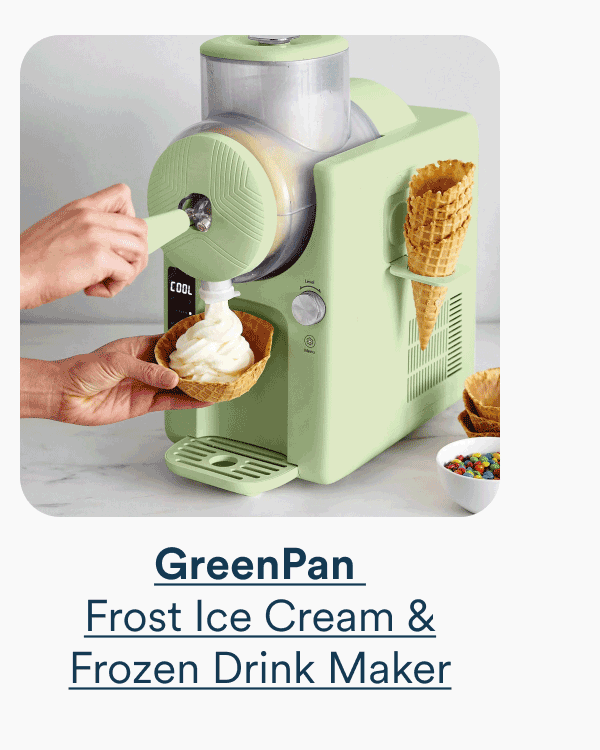 GreenPan Frost Ice Cream & Frozen Drink Maker