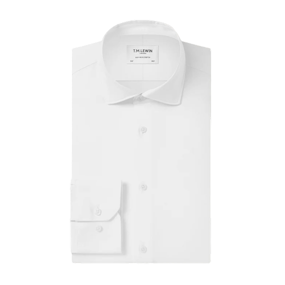 White Super Fitted Shirt