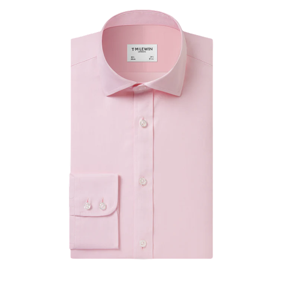 Pink Lightweight Twill Shirt