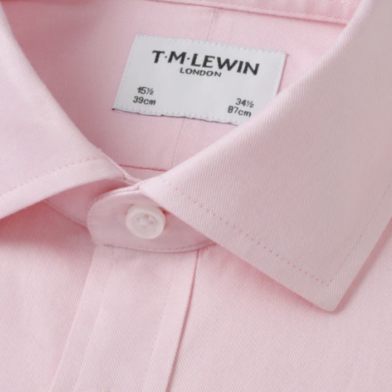Pink Lightweight Twill Shirt