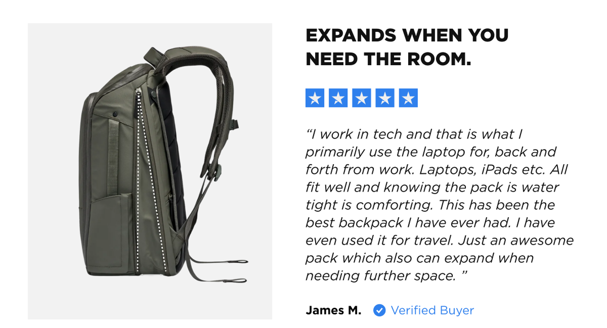 EXPANDS WHEN YOU NEED THE ROOM.