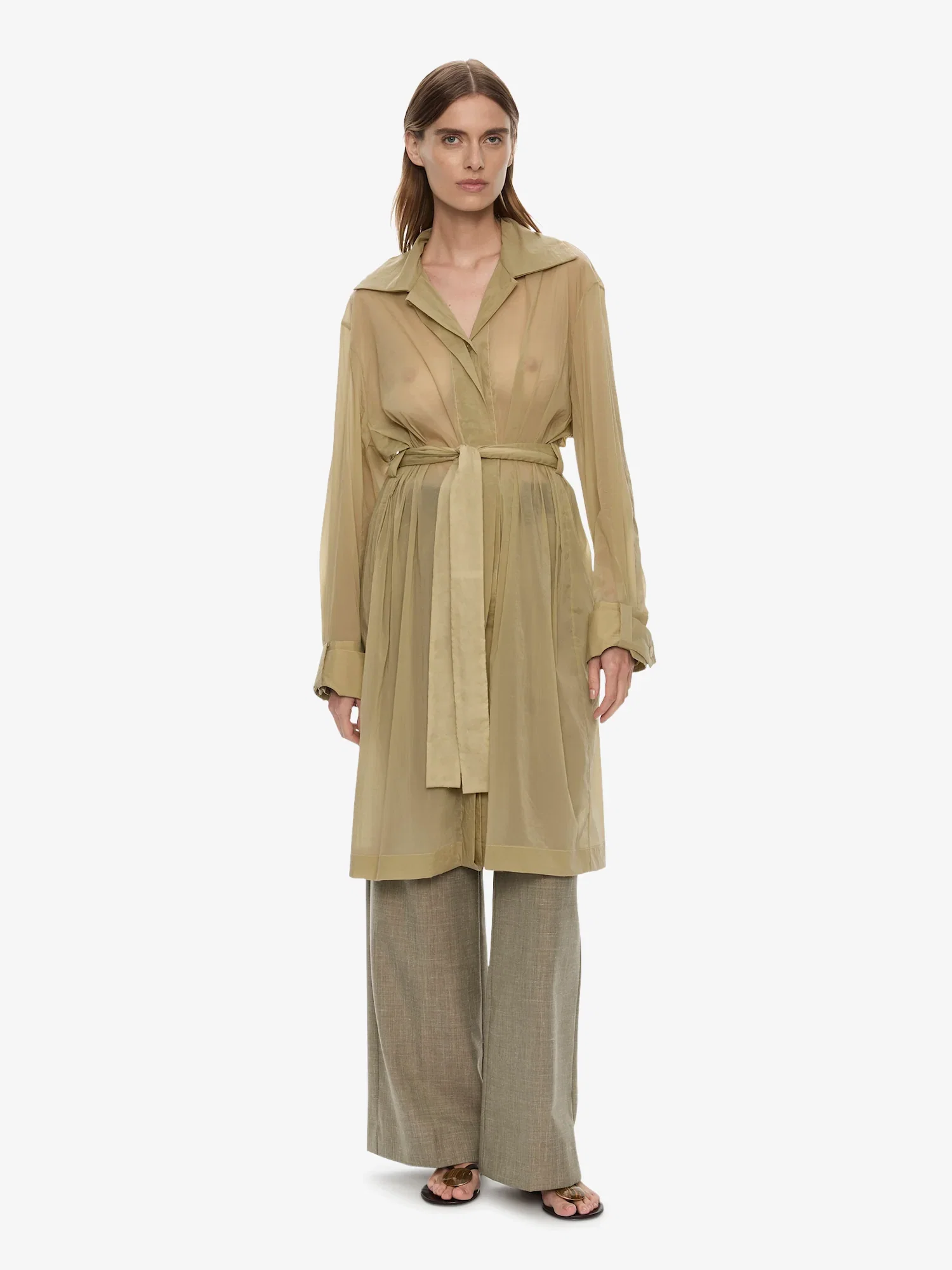 Image of Lucent Mottled Sheer Chore Jacket