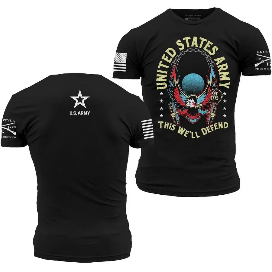 Image of Army - This We'll Defend T-Shirt - Black