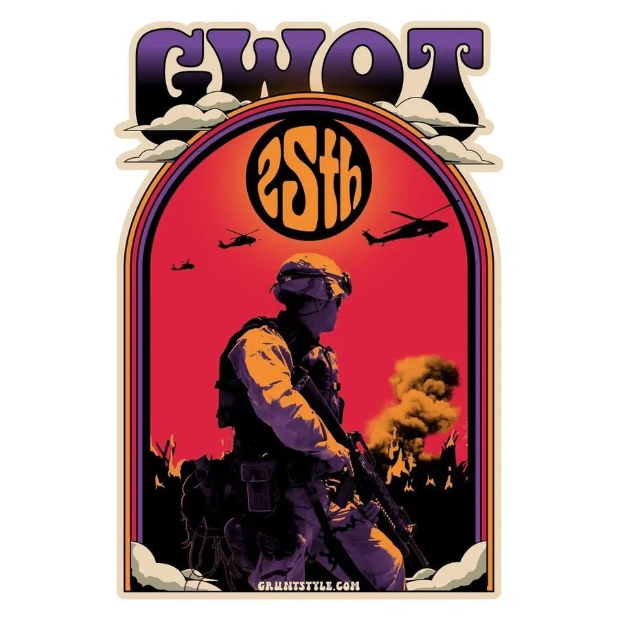 Image of GWOT 25th Sticker