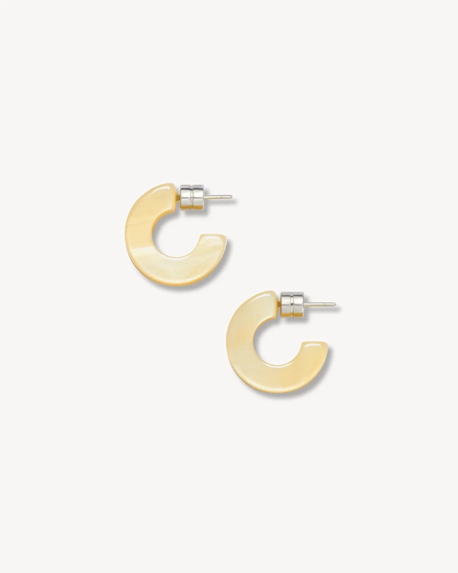 Image of Muse Hoops in Citrine
