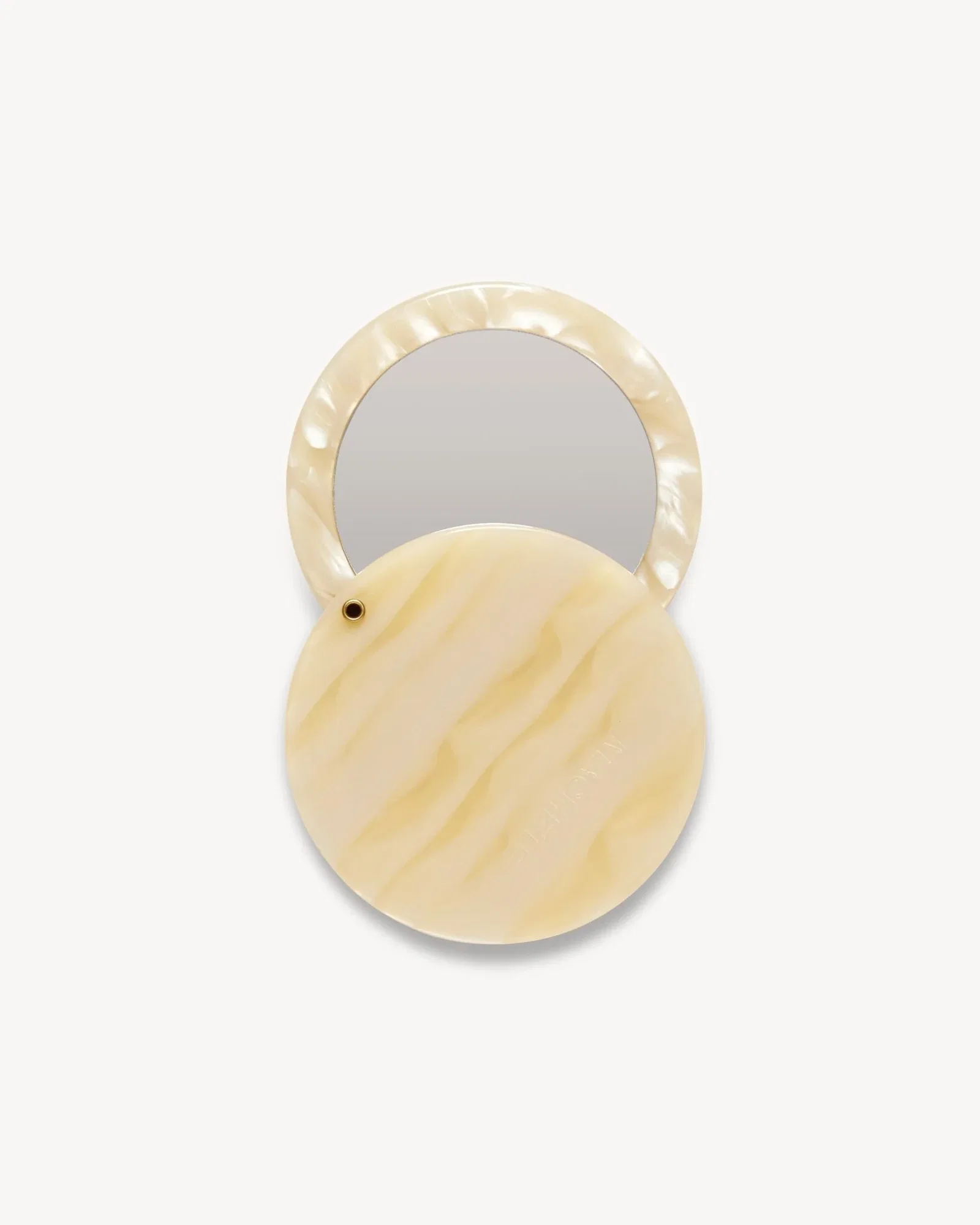 Image of Circle Mirror in Citrine