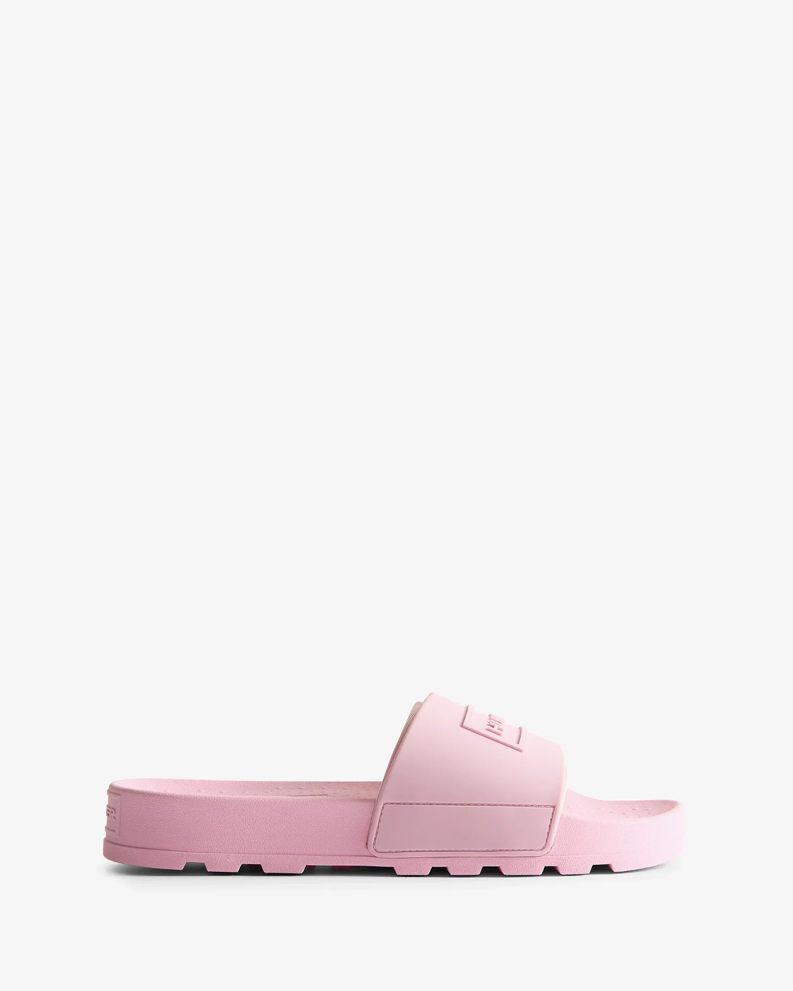 Image of Unisex Parfait Pink Core Embossed Silicon Logo Slider