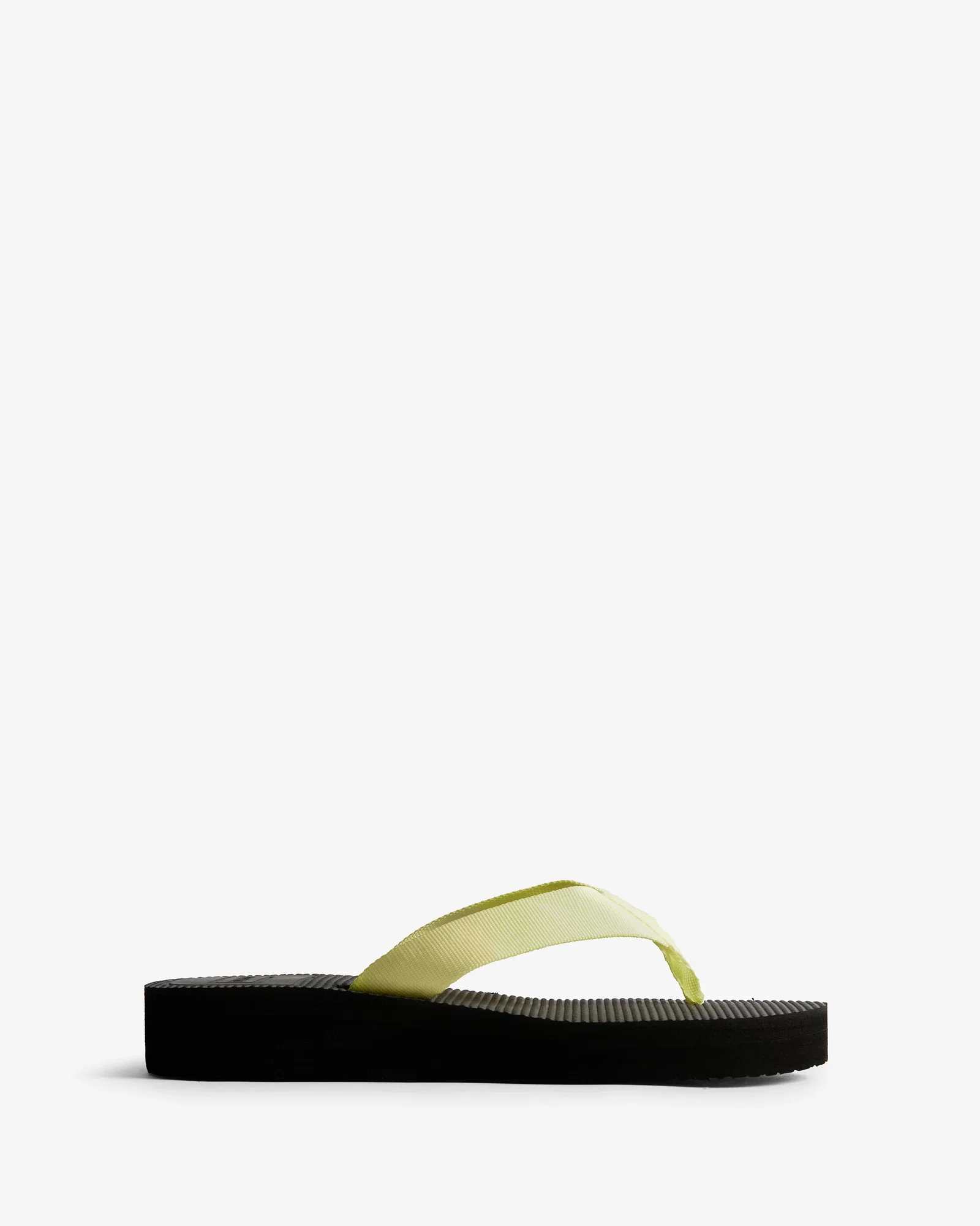 Image of Women's Hunter Yellow Lune Valley Flip Flop