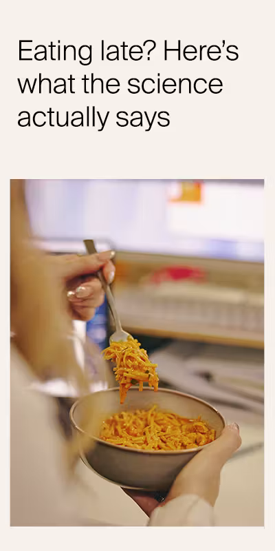 What eating late does to your body