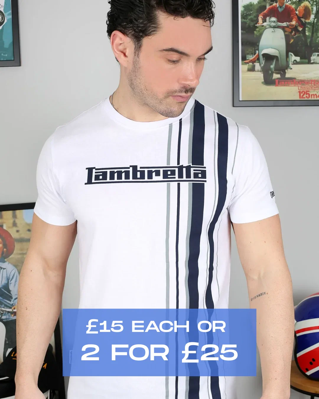 Racing Stripe Tee