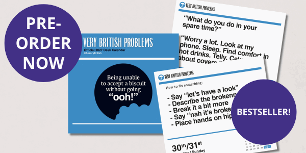 Very British Problems Desk Calendar 2027