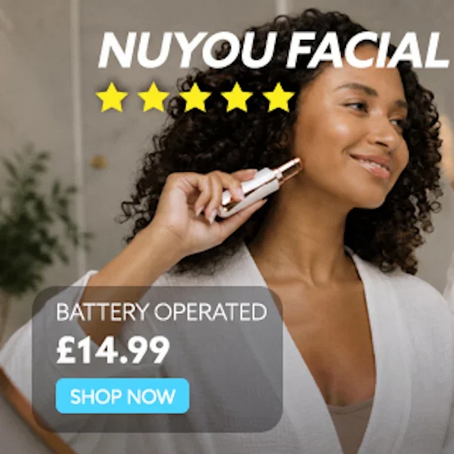 NuYou Facial Hair Remover | Battery operated