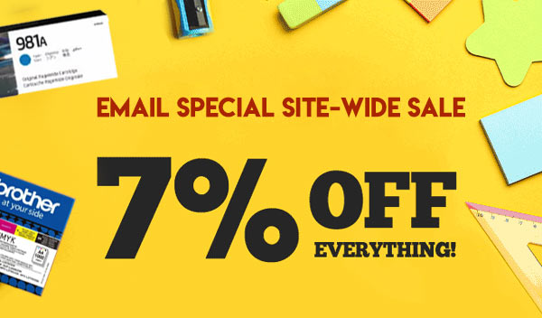 10% Off ink and paper