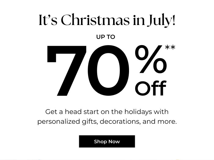 Get Christmas Favorites Before They're Gone - Up to 70% Off