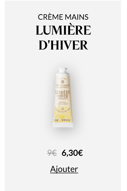 Crème Mains lumière d'hiver