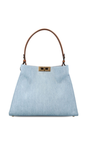 Fendi Way medium denim tote